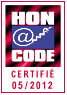 Nous adhérons aux principes de la charte HONcode